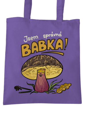Babka a hříbeček taška Violet