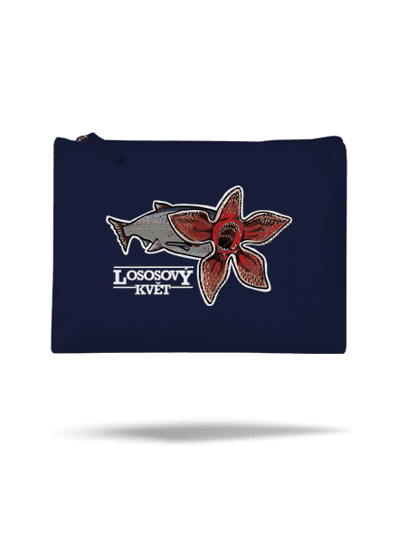 Lososový květ taštička French Navy