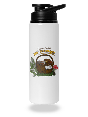 Na houbách lahev na vodu White