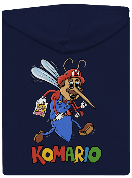 Komario pánská mikina na zip Navy
