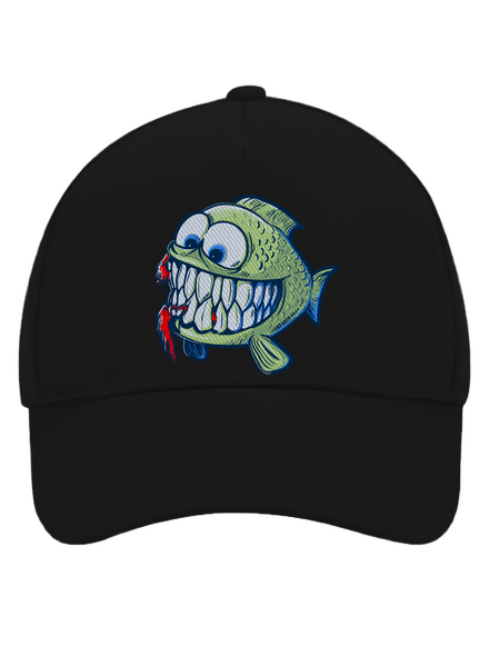 Hladová rybka kšiltovka baseballka Black