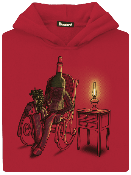 Dědo, vyprávěj dětská mikina klokanka Fire Red