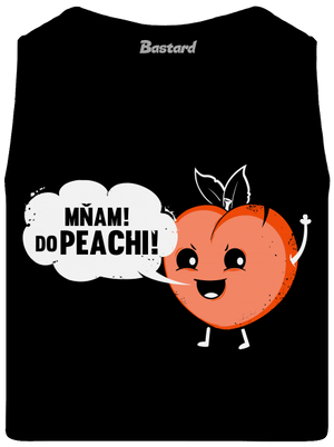 Mňam do peachi pánské tílko Black