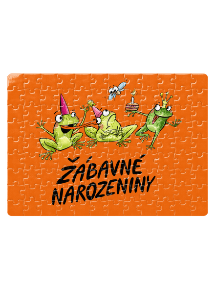 Žábavné narozeniny puzzle White