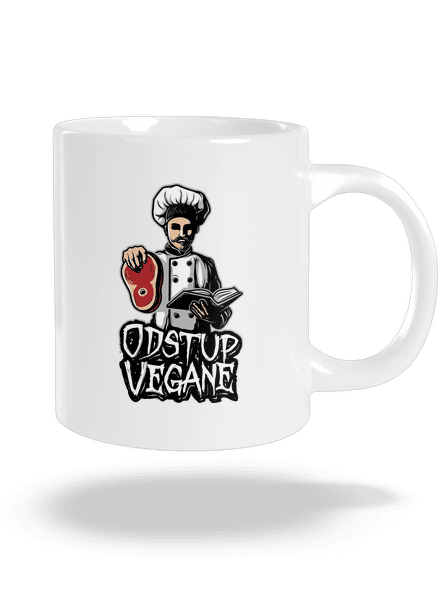 Odstup vegane velký hrnek White