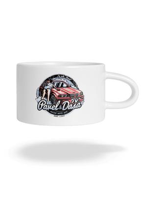 Automyčka Pavel hrnek makronka White