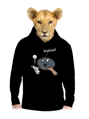 Podávám odpal dětská mikina klokanka Black