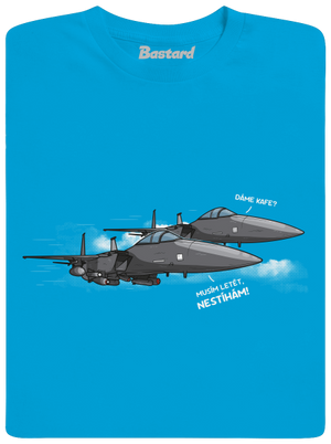 Stíhačka nestíhá pánské tričko Atoll