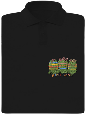 Happy Easter pánská polokošile Black