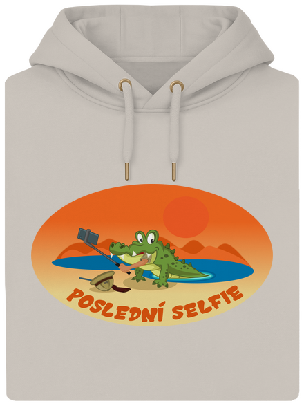 Poslední selfie unisex mikina premium Pastel Macchiato