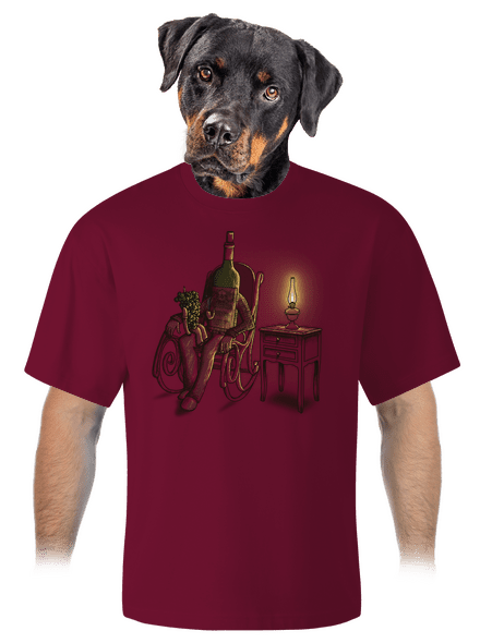 Dědo, vyprávěj unisex tričko oversized Garnet