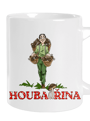 Houbadřina velký hrnek White