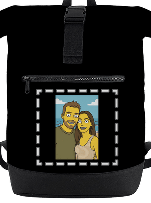 Simpsonovi z vlastní fotky batoh Black