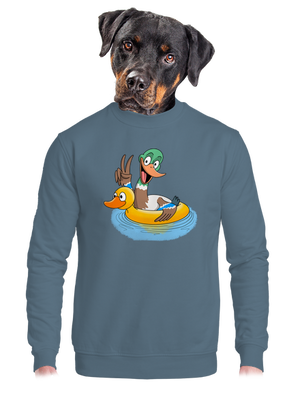 unisex mikina bez kapuce