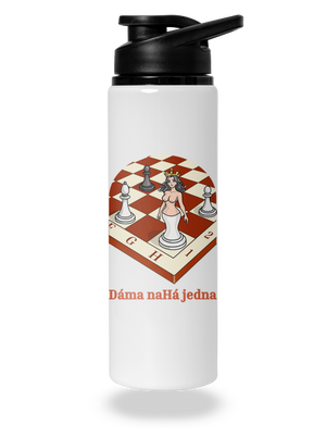 Dáma nahá jedna lahev na vodu White