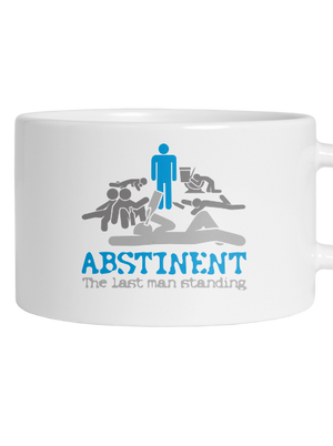 Abstinent hrnek makronka White