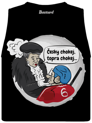 Český hokej dámské tílko volné Black