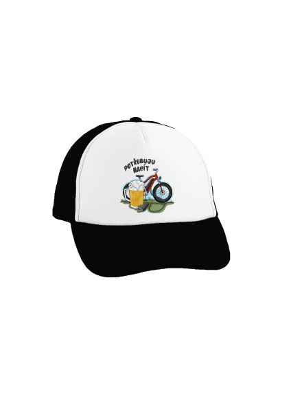 Potřebuju napít kšiltovka truckerka Black cap