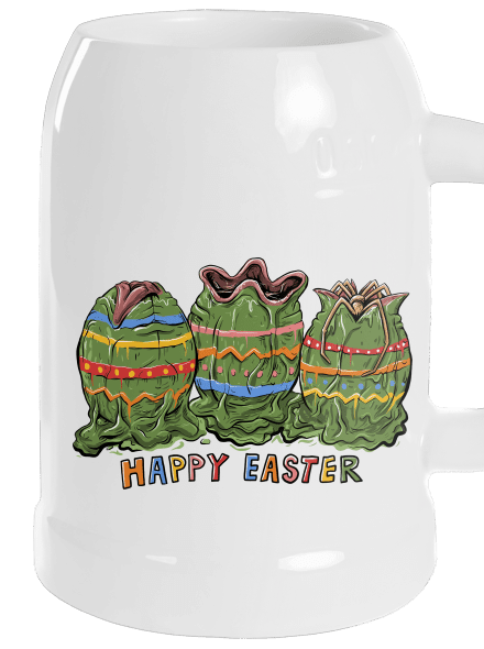 Happy Easter půllitr White