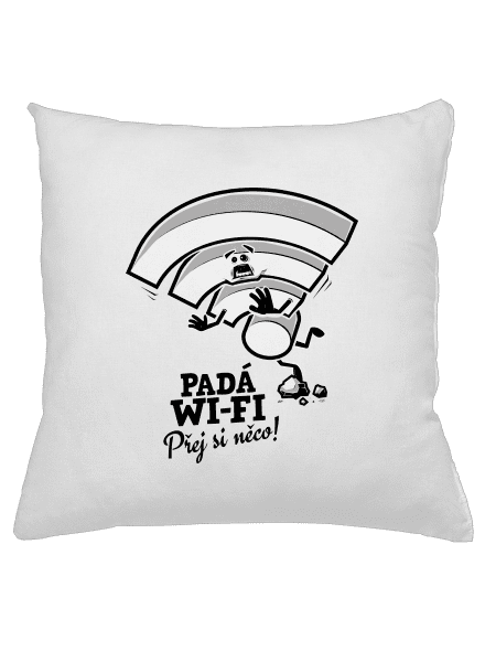 Padá wi-fi polštář White