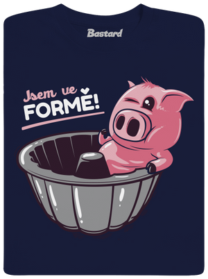 Ve formě pánské tričko Navy