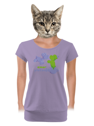 dámské tričko s lemem