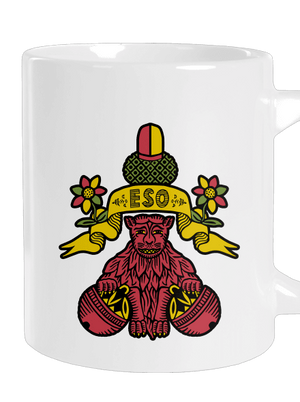 Kulový eso velký hrnek White