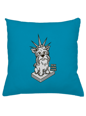 New Yorkshire polštář Blue Turquoise