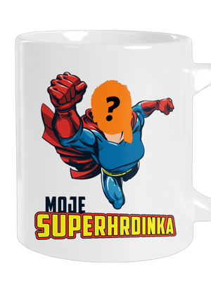 Moje superhrdinka velký hrnek White