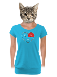 dámské tričko s lemem