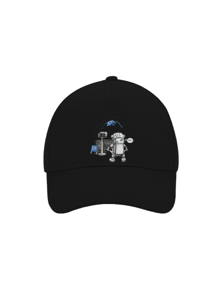 Kosmonaut kšiltovka baseballka Black