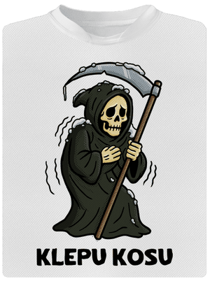 Klepu kosu dětské sportovní tričko White