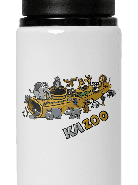 KaZoo lahev na vodu White