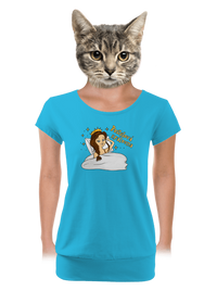 dámské tričko s lemem