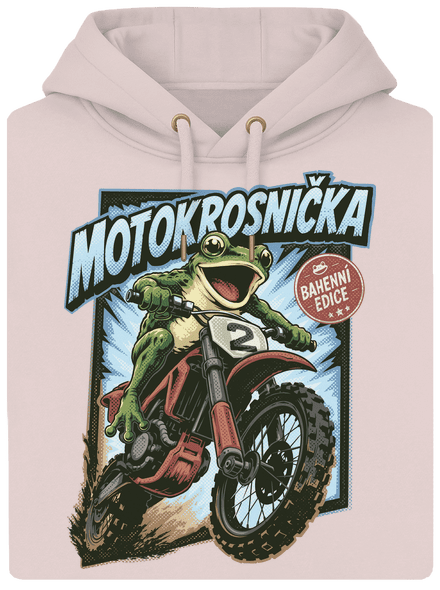 Motokrosnička unisex mikina premium Rose Chalk