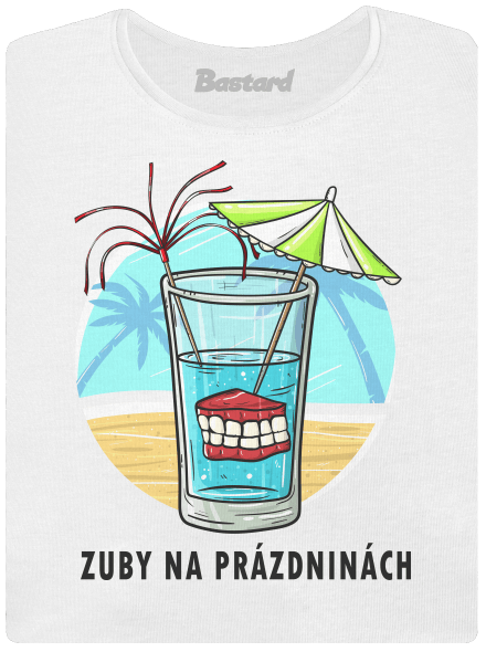 Zuby na prázdninách dámské tričko White