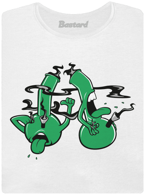 Bongo kašel dámské tričko s lemem White