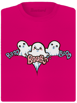 Boobs dámské sportovní tričko Neon Pink