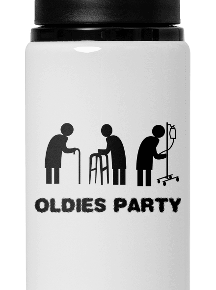Oldies party lahev na vodu White
