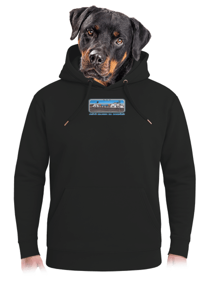 Nejsem na konečné unisex mikina premium Dark Black