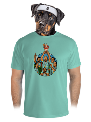 Pohár pánské sportovní tričko Mint Mal