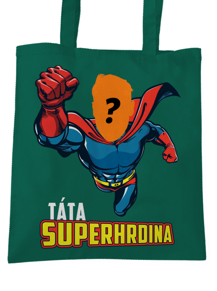 Táta superhrdina taška Bottle Green WM