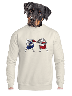 unisex mikina bez kapuce