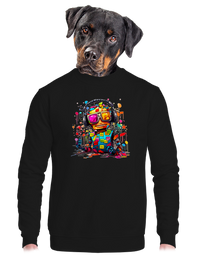 unisex mikina bez kapuce