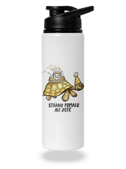 Stárnu pomalu lahev na vodu White