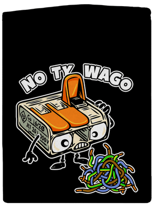 Wago svorka pánská mikina na zip Black