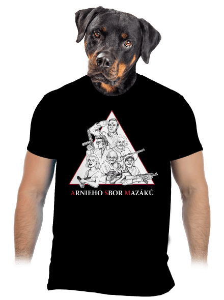 Arnieho sbor mazáků  pánské tričko Black
