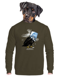 unisex mikina bez kapuce