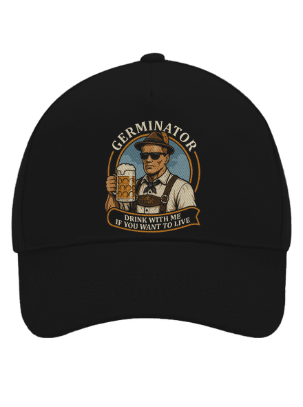 Germinator kšiltovka baseballka Black