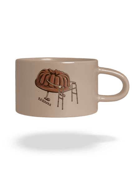 Bábovka hrnek makronka Brown Macaron